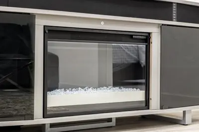 a microwave oven with a bunch of balls on it at Angie’s place in Calgary