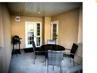 a dining room with a table and chairs at Modern Condo Dream at Fairmont in Fairmont Hot Springs