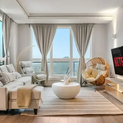 Upscale Penthouse Stay with Mountain & City Views