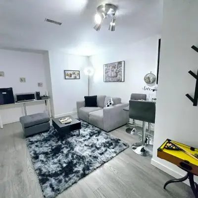Private Cozy 1Br Basement Suite Perfect for Couple! With Date Bar for 2! Self Check-in