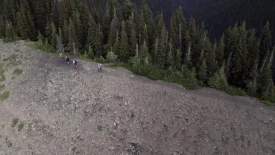 a group of people standing on top of a mountain at Jasper East Hostel - Near Jasper National Park East Gate Entrance in Jasper