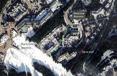 a map of the city of boston and its suburbs at 1BR next to slopes on Blackcomb w pool & hot tub in Whistler