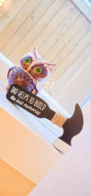 a brush sitting on top of a table at Casa Andrei in Edmonton
