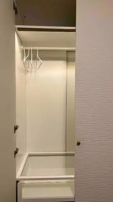 a walk in shower with a glass door in a bathroom at Spacious comfy stay in Richmond