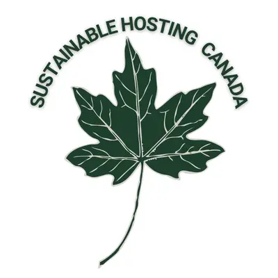 a marijuana leaf with the words sustainable housing committee at Tidal Retreat Cabin in Tofino