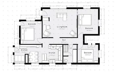 a floor plan of a house at Merlot House in Calgary