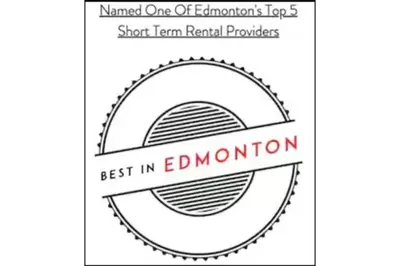 a picture of a best in education logo at Sanctuary Suite - KingBed - Wifi - Near WEM - Rogers in Edmonton