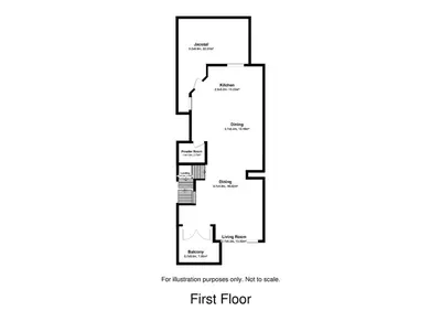 a floor plan of the first floor of a house at Snow Reason A in Big White