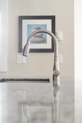 a sink with a faucet in a bathroom at Serenity Luxe 2BR unit in Harrison in Harrison Hot Springs