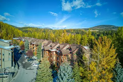 an aerial view of a resort in the woods at Kimberley Ridge by StayIn in Kimberley