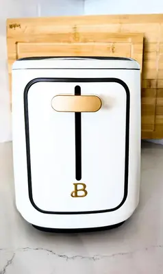 a white toaster sitting on top of a counter at Serenity on the Vista's Point at Lac La Nonne in Onoway