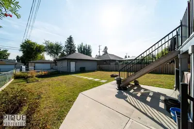 a skateboard ramp on the side of a house at Bright Modern Suites-King Beds-NFLX-WiFi-LongStays in Edmonton