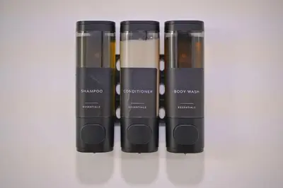 a group of four products on a white background at Rockies Retreat Getaway Heated Pool &Hot Tub Gym in Dead Man's Flats
