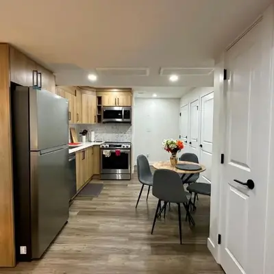 Sleek Guest Retreat SW EDM BSMT Suite
