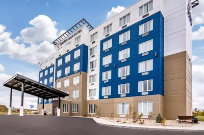 a rendering of the front of a hotel at Comfort Inn & Suites in North Battleford