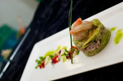a piece of food on a white plate at The Inn at the Union Club of British Columbia in Victoria