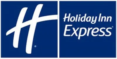 a blue sign with the words holiday inn express at Holiday Inn Express & Suites - Edmonton SW – Windermere by IHG in Edmonton