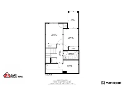 a floor plan of a house at Mountain Star 28 Hot Tub in Whistler