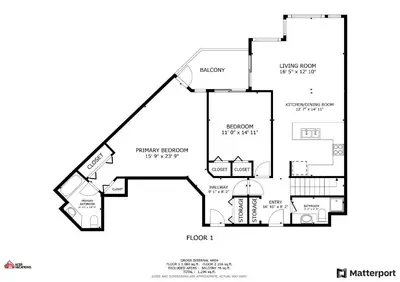 a floor plan of a house at Greystone Lodge 408 Luxury in Whistler