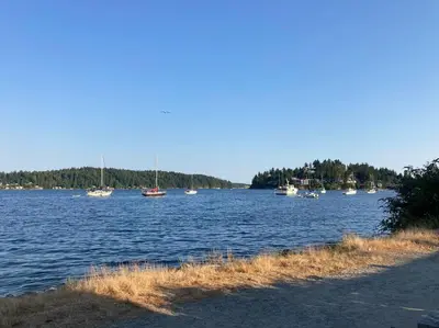 a large body of water with boats in it at Iconic 3-Story Waterfront 'Marina House' w/ View in Gibsons